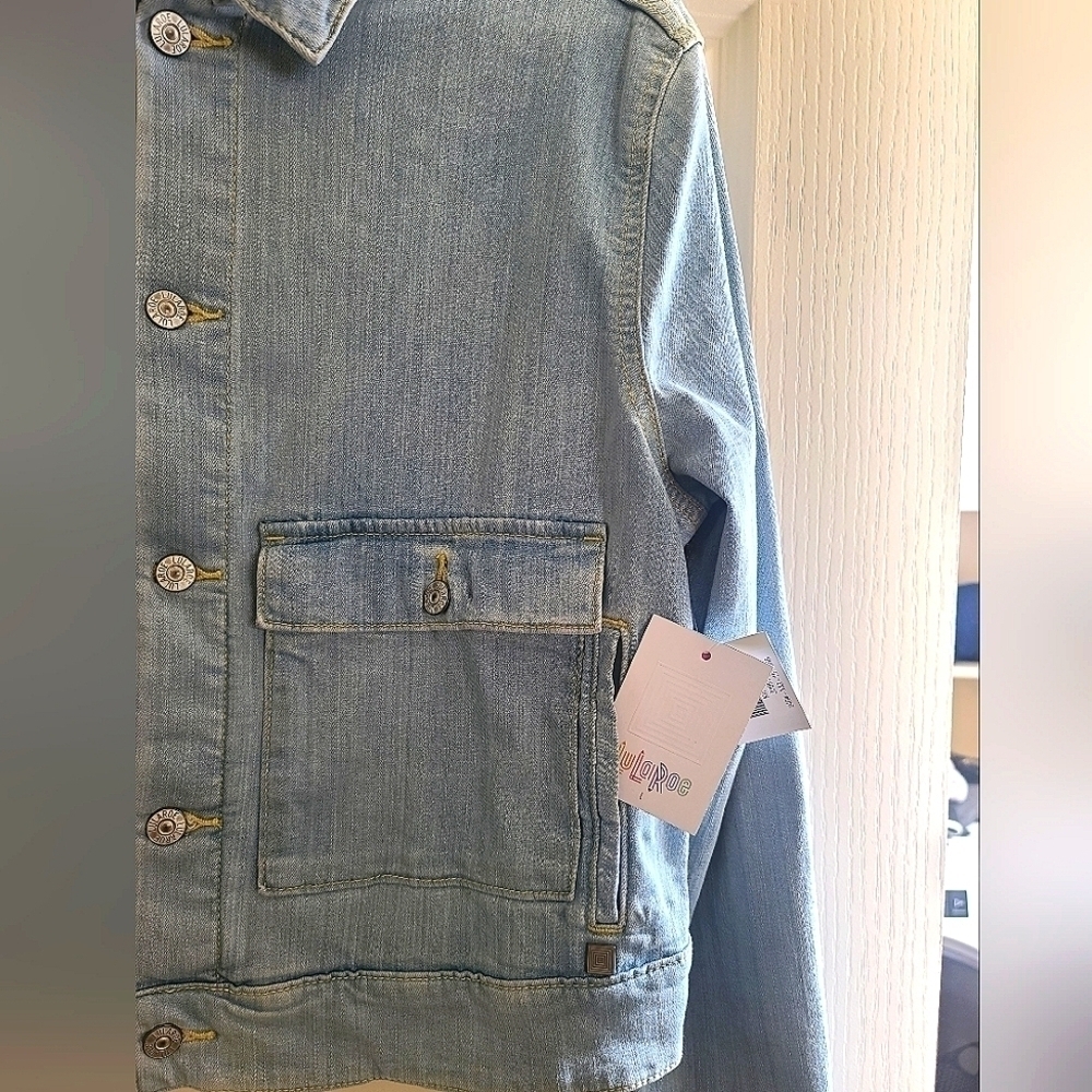 Lularoe Kenny Jean jacket and ribbed pencil dress--NWT! - Picture 8 of 15